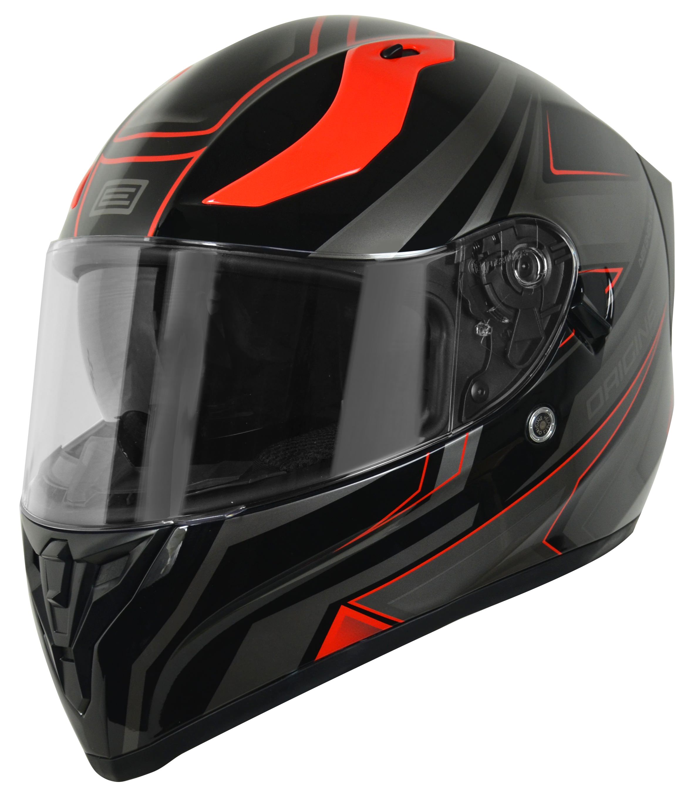 Casco Origine Strada Black Red - Cascos Origine