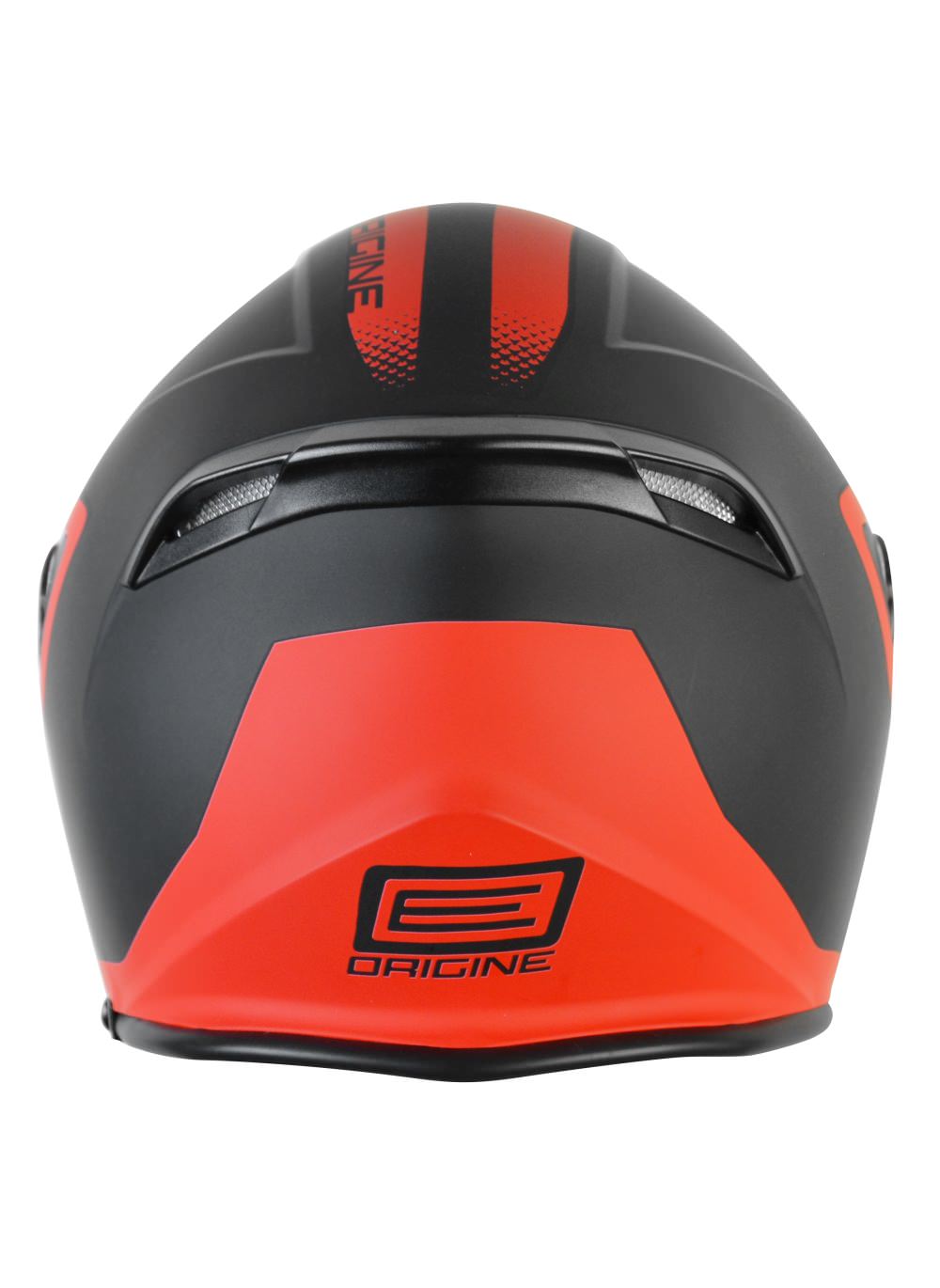 Helmet Demi-Jet Origine Palio Fluor Orange with sun glass for city use
