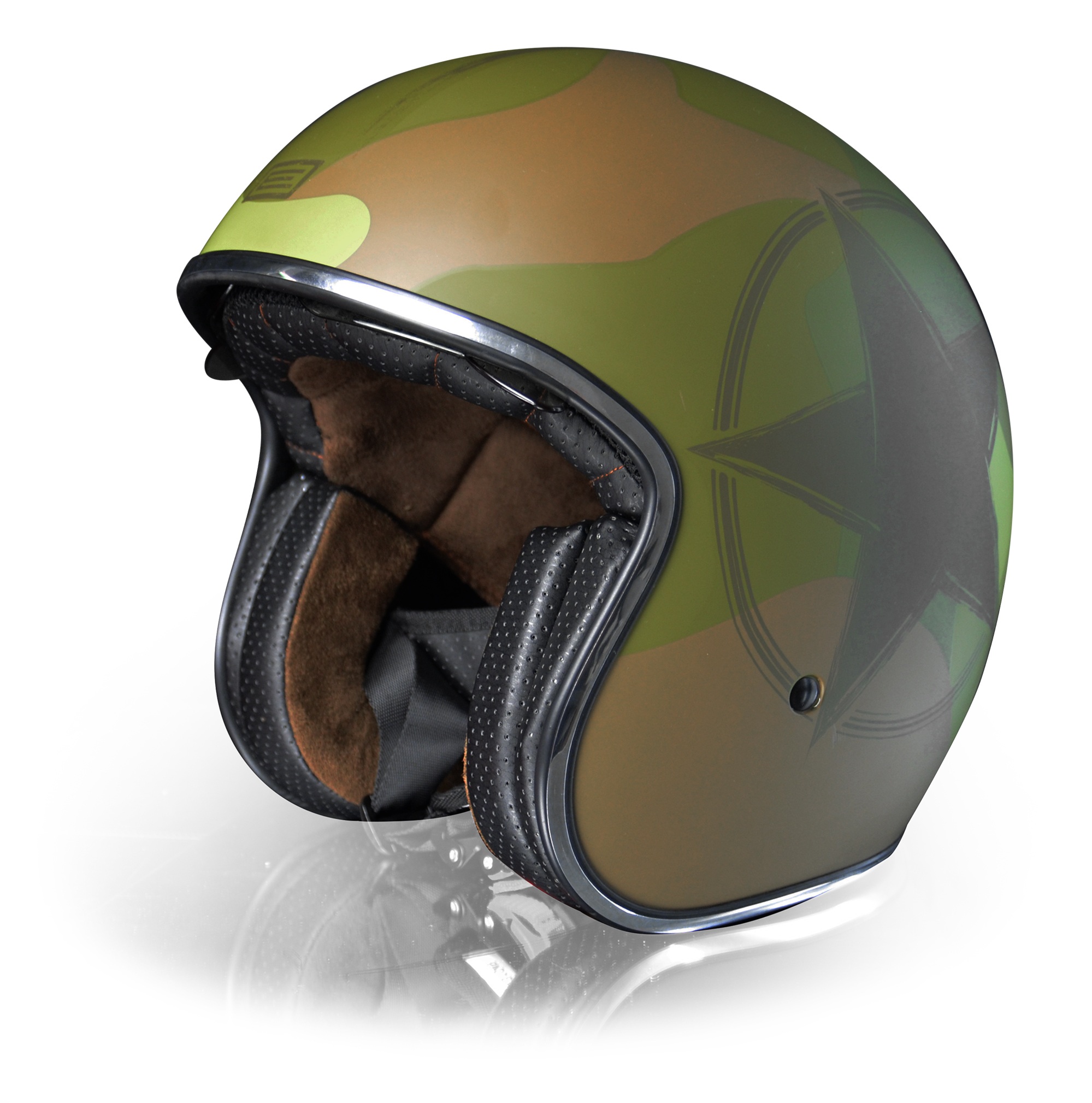Jet Helmet Origine Sprint Army camouflage