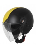 Motorcycle jet helmet Origine Alpha Fluo / Black matt