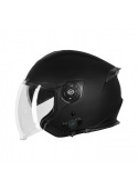 Helmet Demi-Jet Origine Palio Black Matt with BLUETOOTH and sun glass for city use