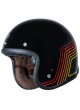 Casco Jet Origine Primo Sunrise Red/Black Retro Vintage E2206