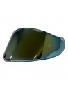 Bubble visor for jet helmet